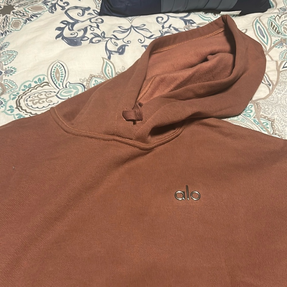 New with tags! Alo Accolade Hoodie- color: chestnut